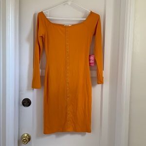 Off the shoulder dress